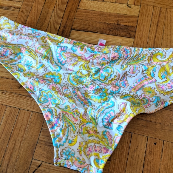 Victoria Secret Gold Bandeau Bikini - Picture 9 of 11